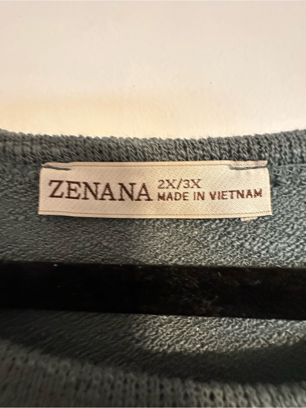 Zenana Outfitters Sage Green Relaxed Pocket Sweater - Picture 3 of 4